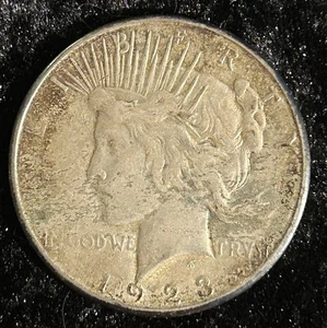 USA Münze, 1923 Silber Peace Dollar, NMM - Bild 1 von 2