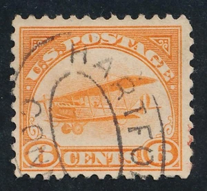 UNITED STATES (US) C1 USED F-VF 6c ORANGE JENNY - Picture 1 of 2