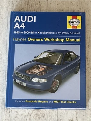 NEW - Haynes Manual 3575 - Audi A4, 1995 to 2000, petrol & diesel - Image 1 of 2