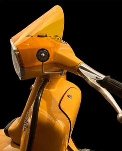 PANTALLA DE FLY DEPORTIVA TRANSPARENTE LAMBRETTA GP DL GP SIL NARANJA EDICIÓN LIMITADA - Imagen 1 de 12