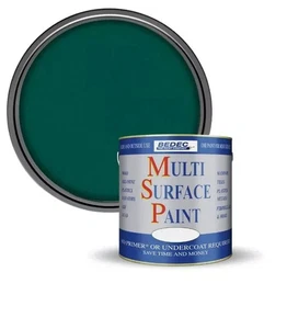 BEDEC 750ML MULTI SURFACE PAINT SATIN HOLLY - NEW UNOPENED - FREEPOST - Picture 1 of 1