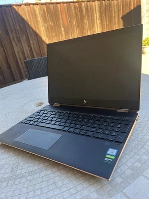 HP Spectre x360 15.6" 4K Touch i7-8750H 16GB 512GB SSD GTX1050Ti 2019 Gem-cut Foto 1 de 4