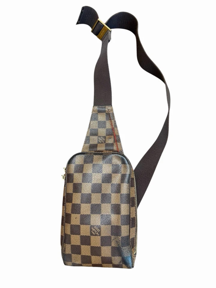 Bolsa de ombro Louis Vuitton Damier Plane Geronimos autêntica - Imagem 1 de 4