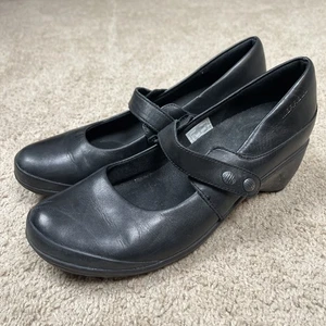 Zapatos Merrell para mujer 8,5 cuero negro cómodos Mary Jane zapatos de salón básicos de viaje - Imagen 1 de 11