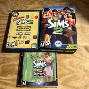 The Sims 2 PC CD ROM Expansion Pack Games Bundle Home Stuff University - Picture 1 of 8