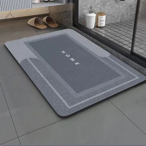 Super Absorbent Bath Mat, Quick Dry Bath Mats for Bathroom, Non Slip Rubber B... - Picture 1 of 7