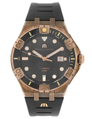 Maurice Lacroix AIKON AI6058-BRZ0B-330-2 bronce fecha esfera gris 43 mm limitada Foto 1 de 4