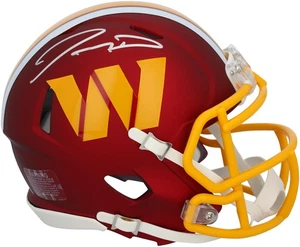 Jayden Daniels Washington Commanders Signed Riddell 2025 Alternate Mini Helmet - Picture 1 of 3