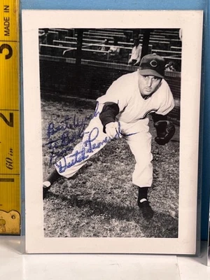 Tarjeta de béisbol autografiada de Dutch Leonard con certificado de autenticidad Foto 1 de 4