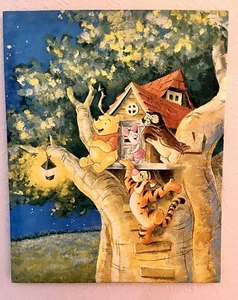 Winnie The Pooh Canvas Wall Art.  20"×16"  - Picture 1 of 6