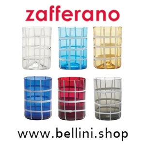 Bicchiere vetro Twiddle colori assortiti set 6 pezzi - Picture 1 of 1