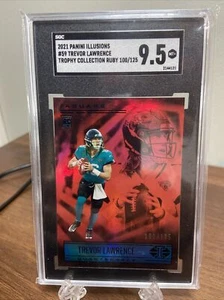 2021 illusions trevor lawrence trophy collection ruby /125 SGC 9.5 - Picture 1 of 4
