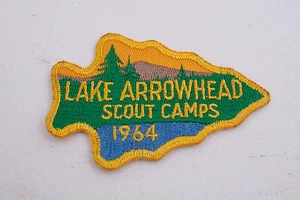 Parche para Boy Cub Scout Camps 1964 Lake Arrowhead (B4B) BSA #4 - Imagen 1 de 8