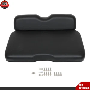 Fit For EZGO RXV 2008-Up Bottom/ Back Black Golf Cart Front Seat Cushion - Picture 1 of 19