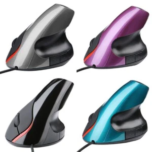 Mouse Vertical Ergonomic 1600DPI USB Optical Mouse Right Hand Vertic - Picture 1 of 12