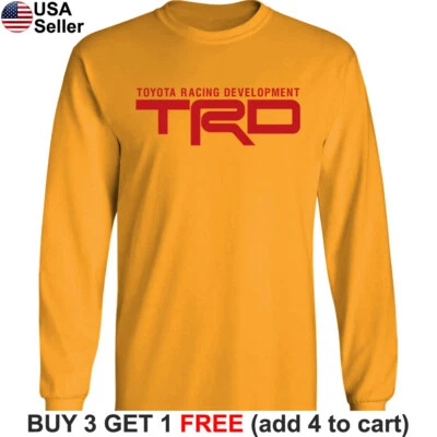 Camiseta Larga TRD Toyota Racing Development Camión Deportivo Coche Supra Tacoma Tundra Foto 1 de 4