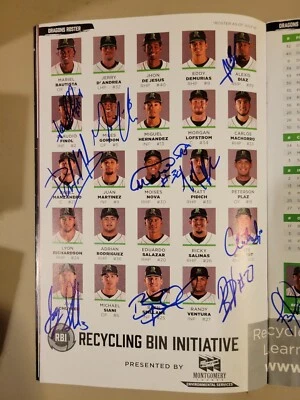 Alexis Diaz Signed IP Auto Team Dayton Dragons Program Cincinnati Reds Baseball  - Image 1 of 4