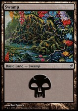 Swamp (291) Lorwyn 1x - Heavily Played, English MTG Magic