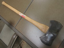 true temper flint edge kelly works double bit axe W/handle