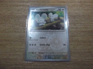 Pokemon Card Scarlet & Violet Paldean Fates 073/091 Tandemaus Reverse Holo NM/M - Picture 1 of 2
