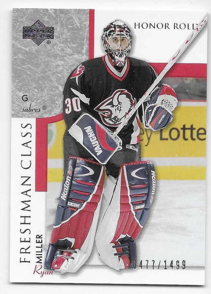 02/03 UD HONOR ROLL FRESHMAN CLASS RC Hockey /1499 (#101-145) U-Pick From List - Image 1 of 1