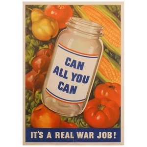 Office of War Information / Can All You Can It's a Real War Job 1943 - Foto 1 di 1