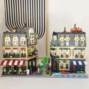 CaDA C66009 Corner Paris Restaurant Building Blocks Creator Expert cafe corner s - Picture 1 of 6