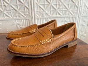 NWOB Womens Flats Sperry Seaport Penny Loafer Tan Size 5 NEW - Picture 1 of 6
