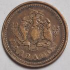 ONE CENT COINS: 2005 Barbados 5 / Five Cents Coin