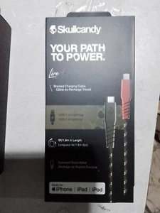Skullcandy USB-C to Lighting Connector 6 Feet Red/Army Green New 10 Pack Bulk - Picture 1 of 1