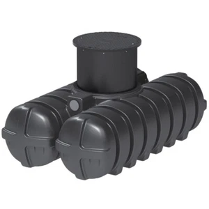 5000l Flachtank Twin Regenwassertank Tank Zisterne Erdtank Wassertank - Bild 1 von 2