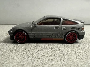 2023 Hot Wheels '88 Honda CR-X crx (flat gray) Wheel Swap Goodyear Wheels Loose - Picture 1 of 17