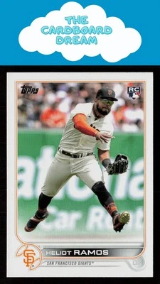 Heliot Ramos 2022 Topps Update #US154 RC San Francisco Giants - Image 1 of 2