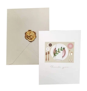 Tarjeta de felicitación de agradecimiento de lujo - Juego de mesa - Imagen 1 de 4