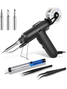 Kit Soldador 80w Pistola Automática con Calentador Cerámico 8 en 1 Nuevo - Imagen 1 de 7