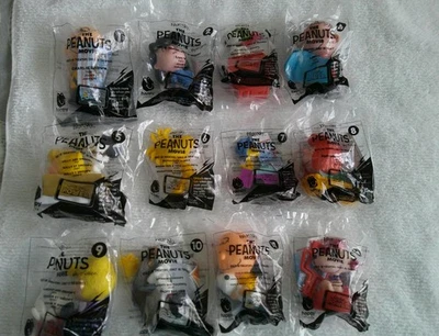 McDonalds The Peanuts Movie 2015 juguetes conjunto completo 12 juguetes nuevos Foto 1 de 4