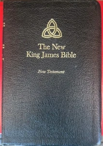 1979 The New KJV Bible New Testament Black Genuine Leather Nelson 196 - Picture 1 of 9