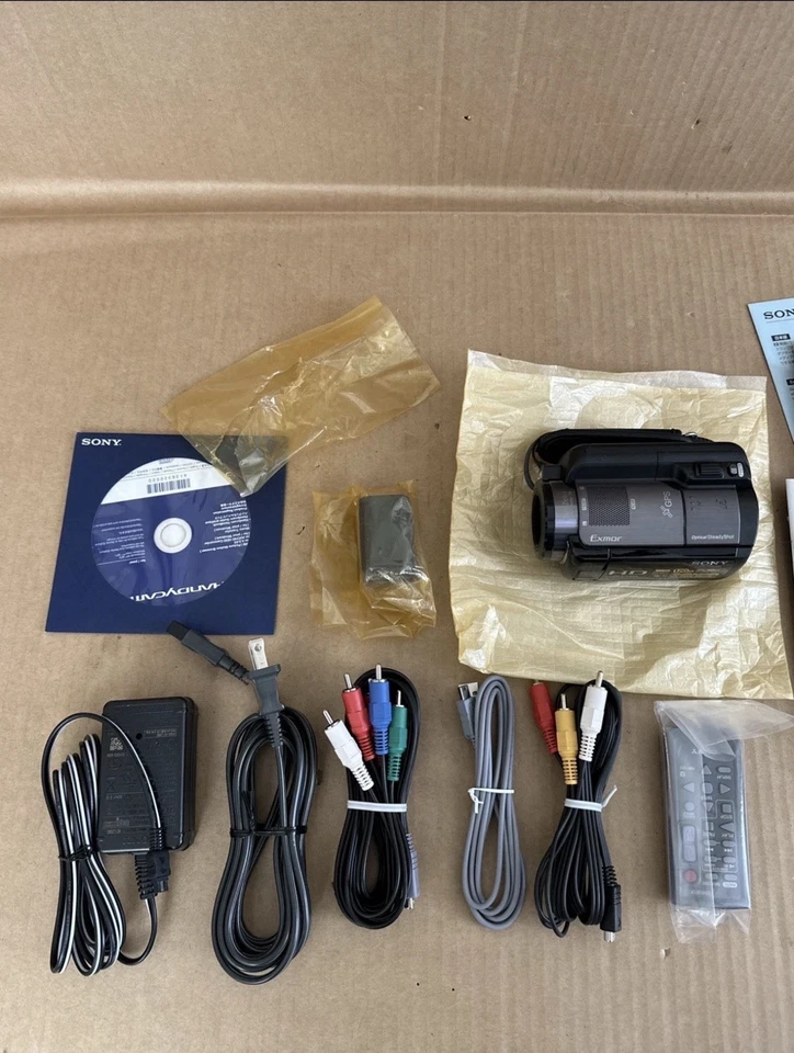 New Open Box Sony HANDYCAM HDR-XR200V Full HD 1080 120GB HDD Digital Camcorder ￼ - Image 1 of 4