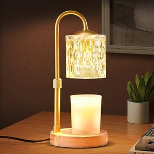 Dimmable Candle Warmer Lamp with Timer, Height Adjustable Electric Candle Wax... - Picture 1 of 7