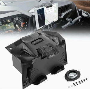Boîte de rangement montage GPS appareil électrique compatible avec Polaris RZR 2019-2023 - Photo 1 sur 7