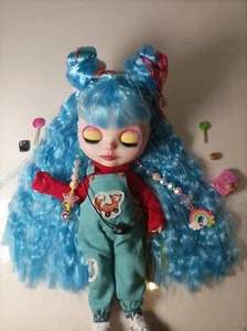 BLYTHE OOAK Custom Blythe doll Rainbow, muñeca. - Imagen 1 de 18