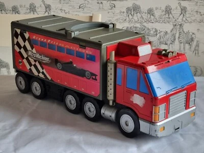 Micro Machines Grand Prix Truck Racing Track Fold Out Retro Play Set Hasbro 1999 - Image 1 of 4