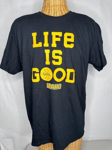 Idaho State Vandals - Life Is Good - Short Sleeve Shirt - Size Large Cover