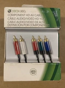 Official Microsoft Xbox 360 Component HD AV Cable (Brand New Factory Sealed) - Picture 1 of 12