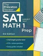 Princeton Review SAT Subject Tests in Mathematik 1 Vorbereitung Prüfungen + Review