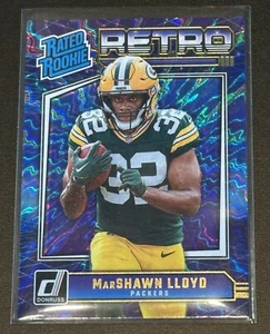 2024 Donruss #15 Marshawn Lloyd Retro Rated Rookie Blue Shock Packers - Picture 1 of 2