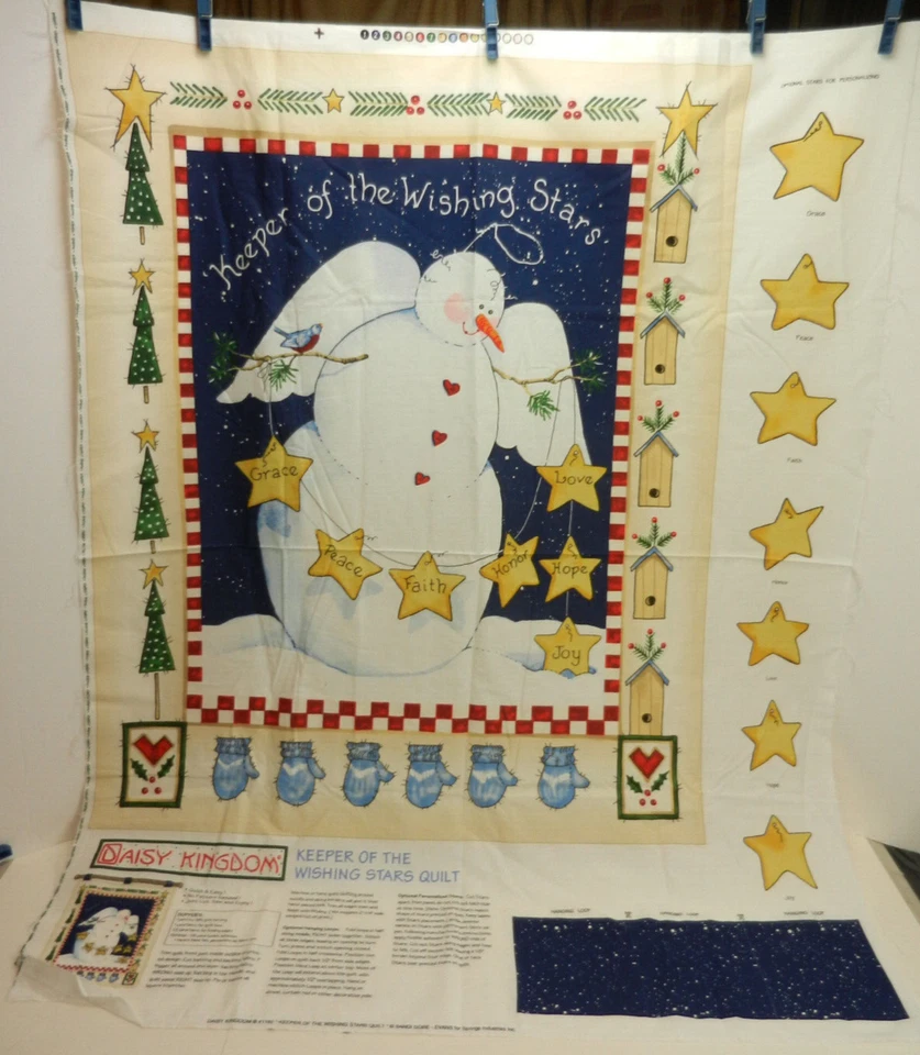 Daisy Kingdom Keeper of The Wishing Stars Quilt Panel 1182 by Sandi Gore-evans