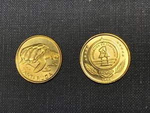 Cabo Verde 1994 1 escudo brillante sin circular tortuga marina KM-27 - Imagen 1 de 1