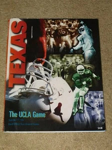 1997 TEXAS LONGHORNS THE UCLA BRUINS FOOTBALL GAME PROGRAM - September 13, 1997 - Picture 1 of 2