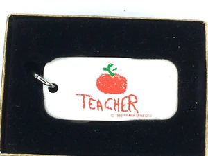 "Apple for the Teacher" Vintage Zippo Keychain Great Gift - Picture 1 of 5
